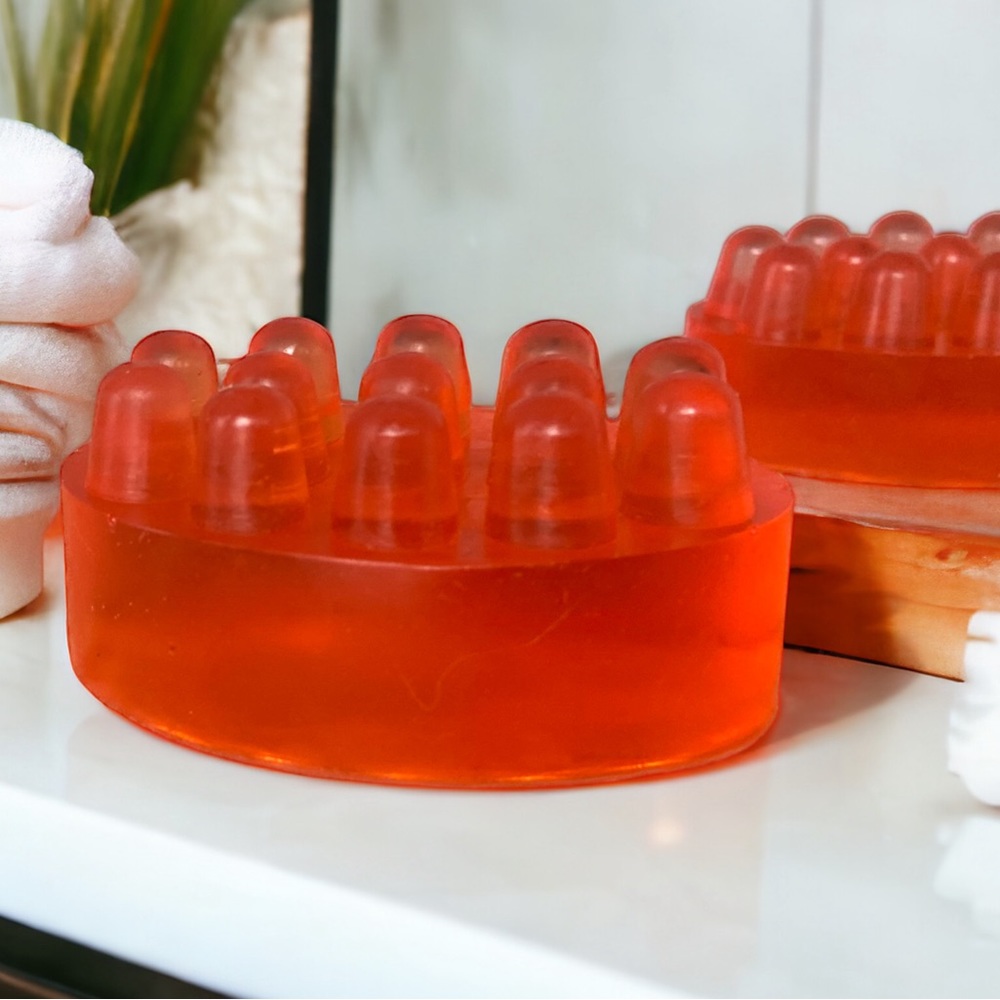 Massage soap bar